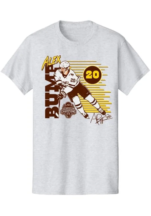 Alex Bump T-Shirt Western Michigan National Championship Gear 2025 Shirt NCAA Ice Hockey
