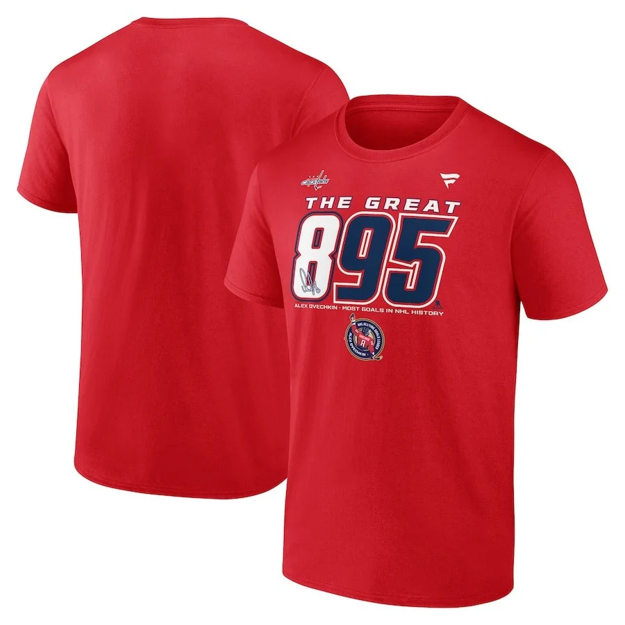 Alex Ovechkin 895 Shirt The Great 895 Most Goals In NHL History Washington Capitals Merch