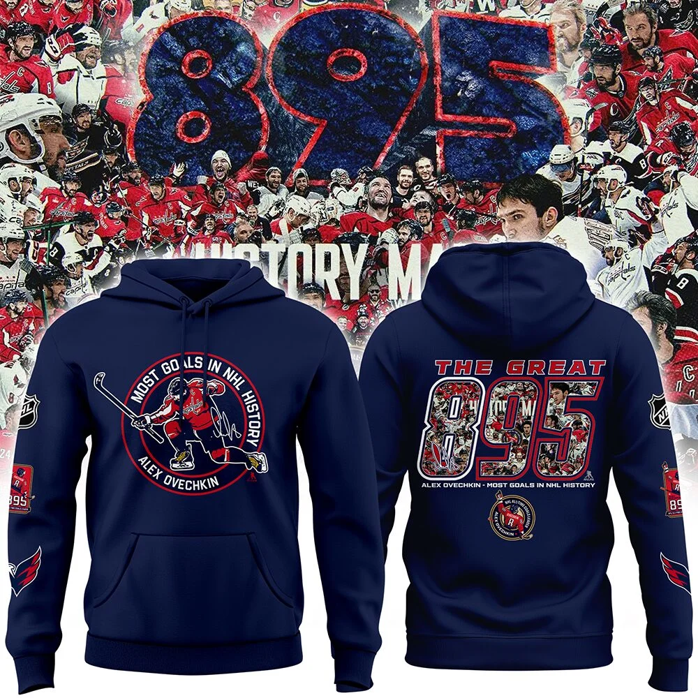 Alexander Ovechkin Washington Capitals All-Time Leading Goal Scorer Gr8 Hoodie Great Gifts For Ice Hockey Player