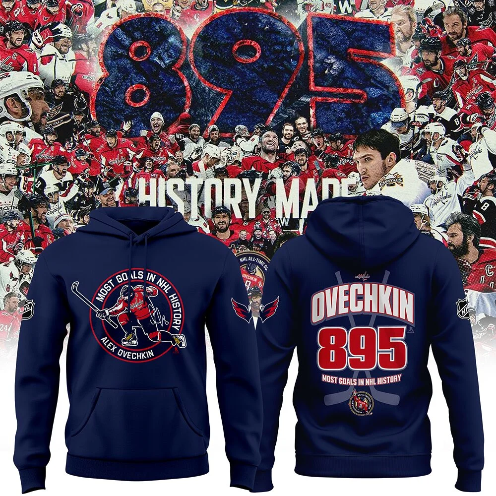 Alexander Ovechkin Washington Capitals All-Time Leading Goal Scorer Gr8 Hoodie Top Gifts For Ice Hockey Player