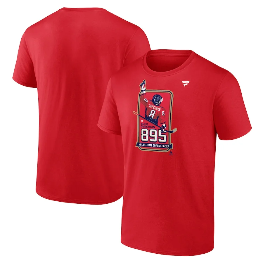 Alexander Ovechkin Washington Capitals All-Time Leading Goal Scorer Gr8 T-Shirt For Ice Hockey Teammates
