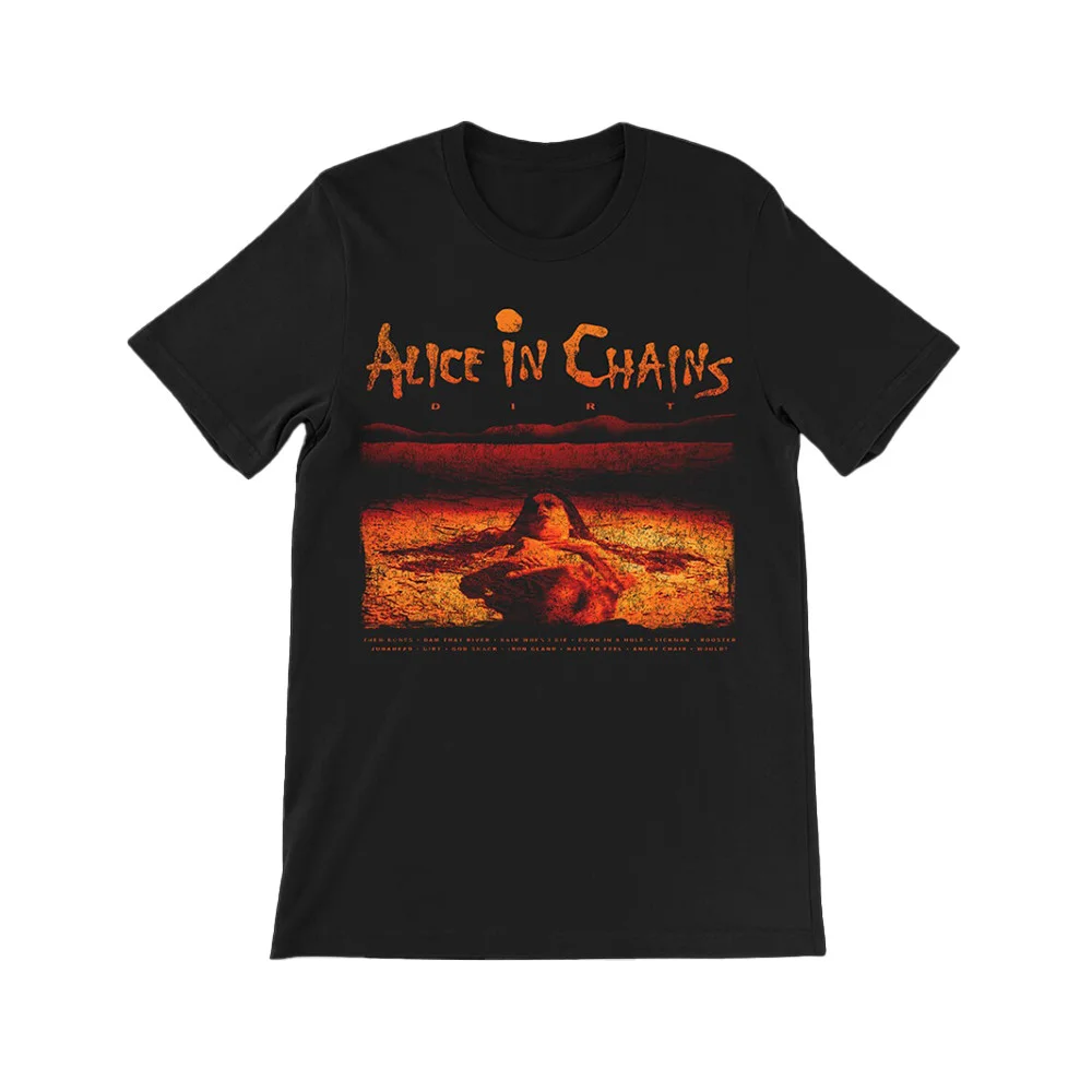 Alice In Chains Dirt Album Tracklist T-Shirt For Rock Band Fans