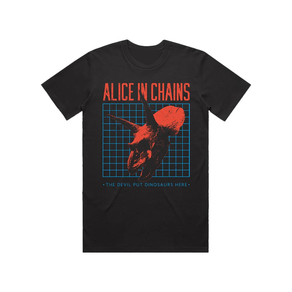 Alice In Chains Shirt The Devil Put Dinosaurs Here T-Shirt