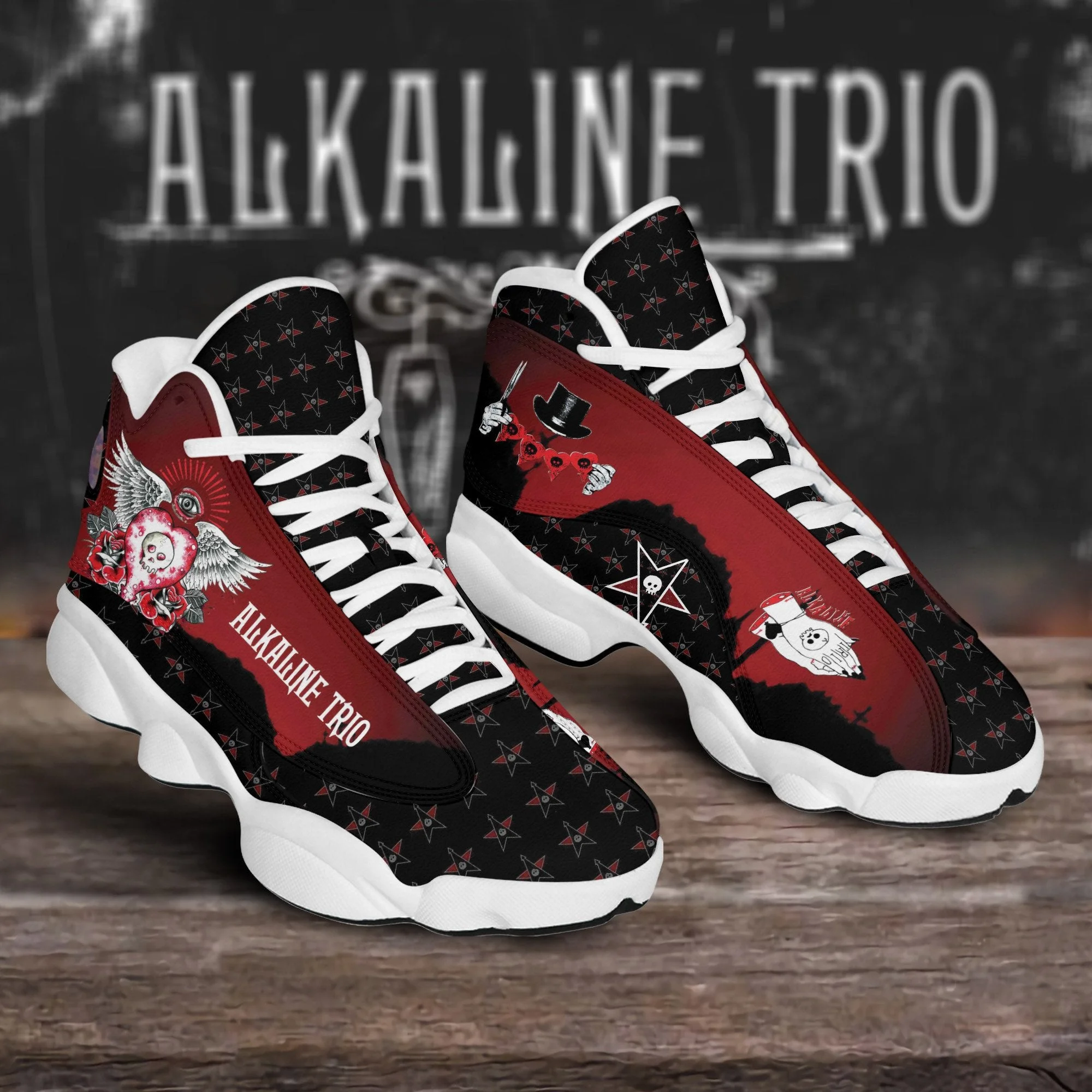 Alkaline Trio AJ13 Sneakers Shoes For Men And Women