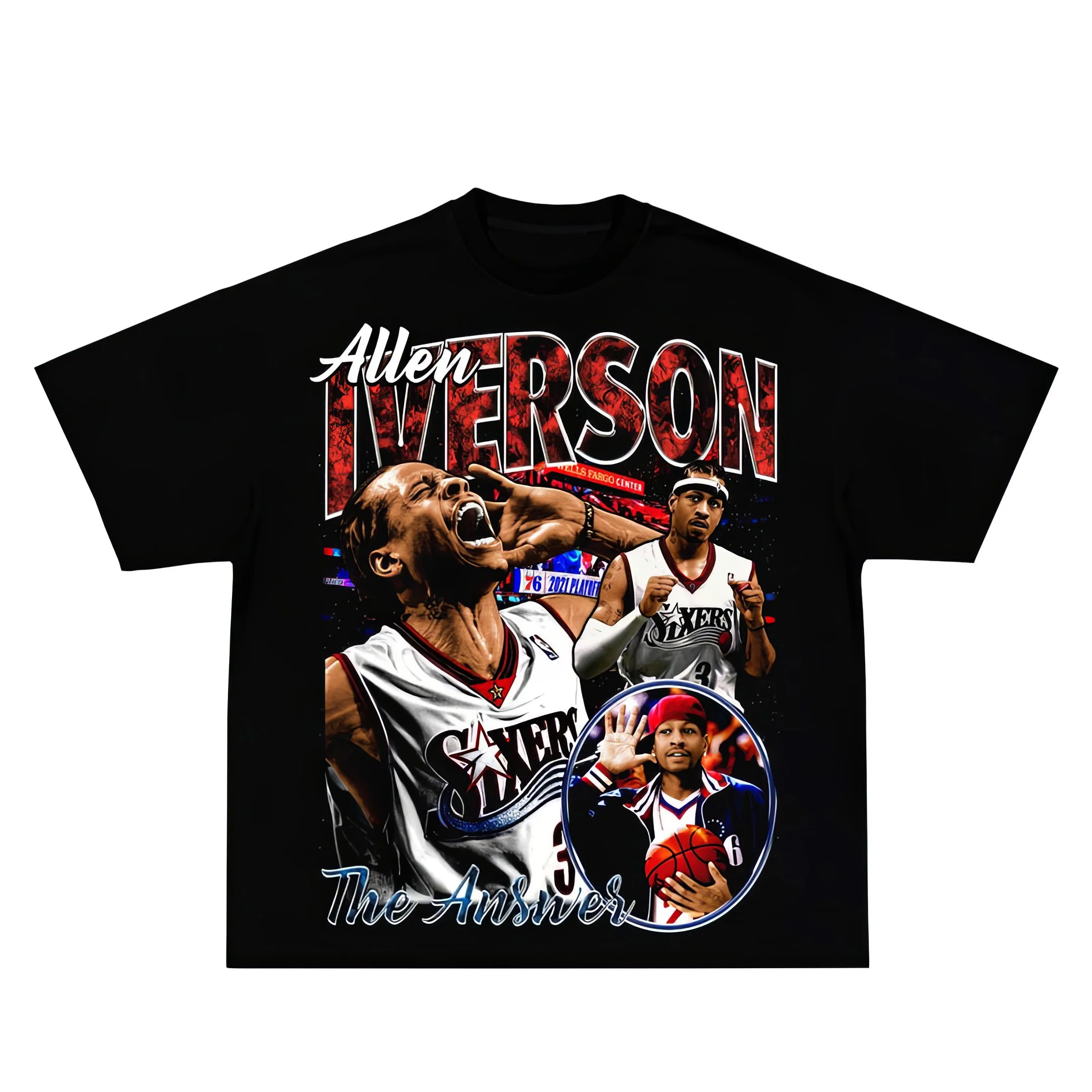 Allen Iverson Sixers The Answer Shirt Gifts For Basketball Fan