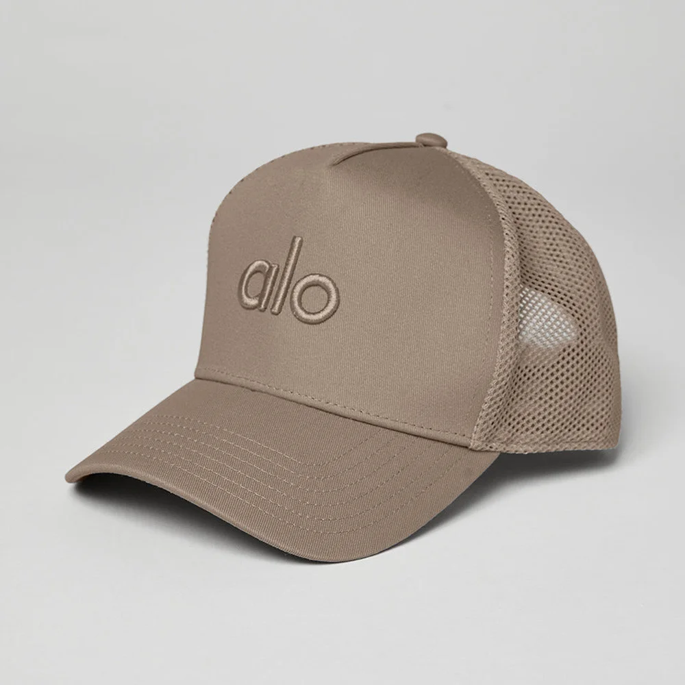 Alo Hat Women Alo Embroidered Trucker Hat Creative Mother's Day Gifts