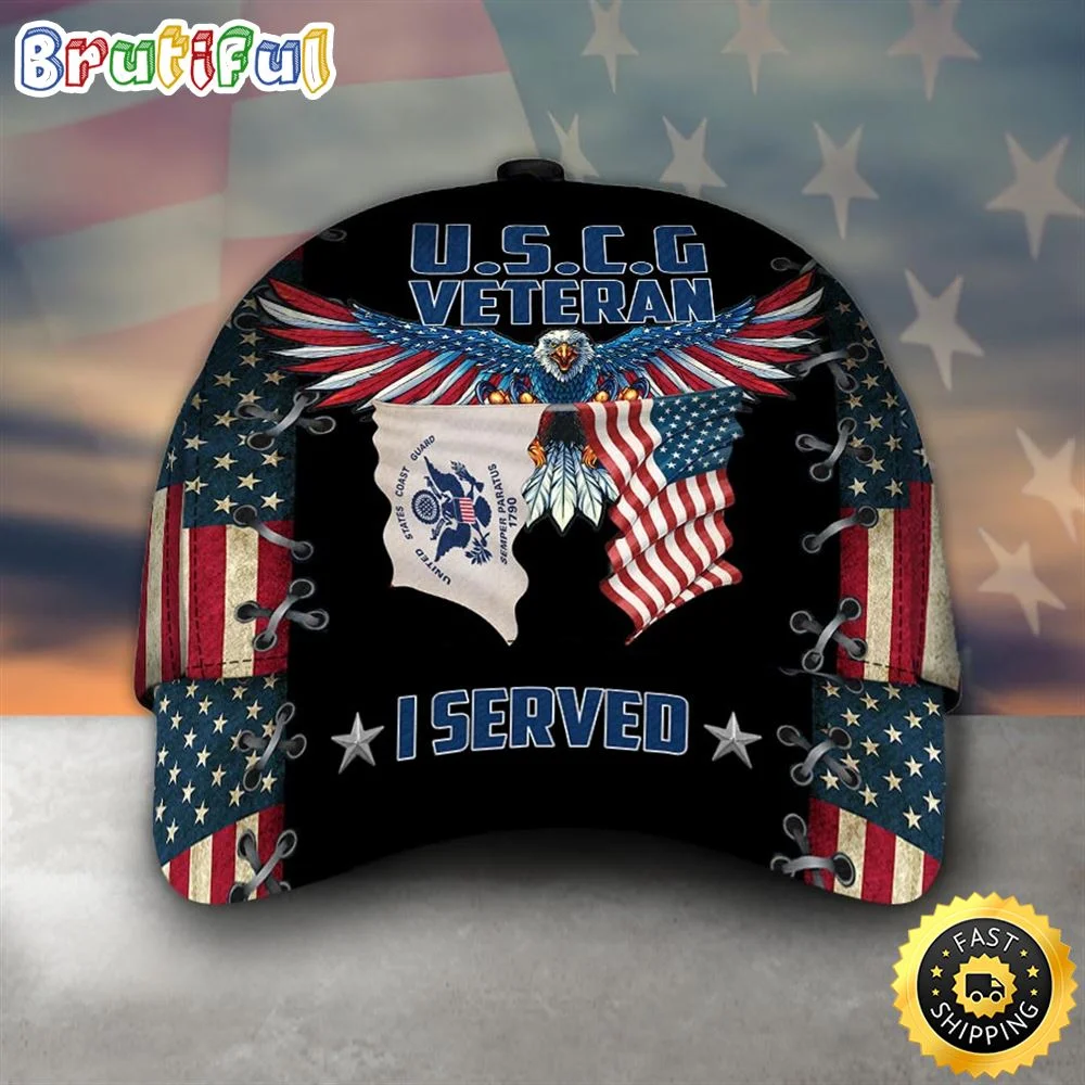 America Armed Forces Veteran Military Coast Guard Soldier Hat Gift Cap