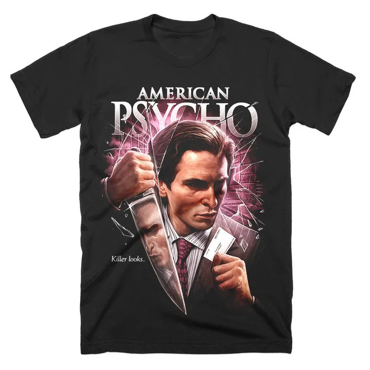 American Psycho Killer Looks T-Shirt For Scary Movie Lovers