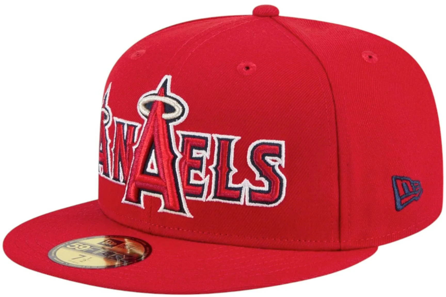 AnAels Hat New Era Los Angeles Angels Overlap Hat MLB Vulgar Hat