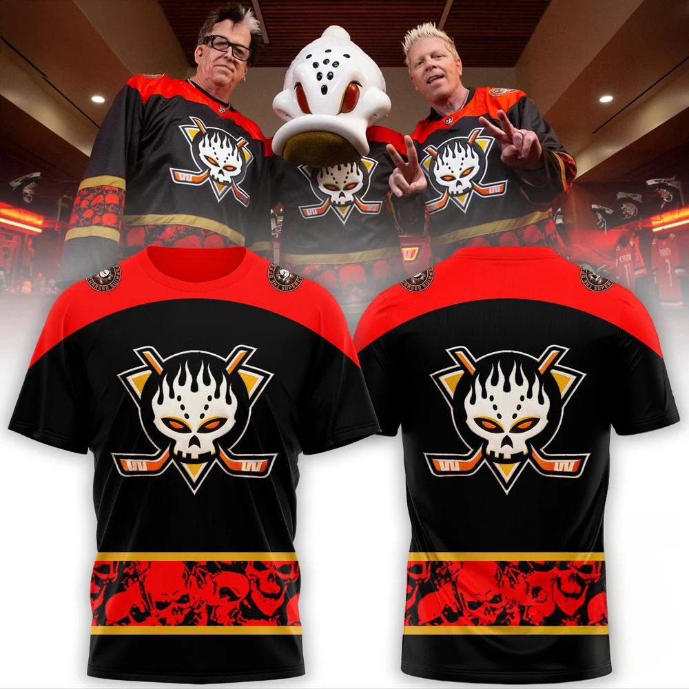 Anaheim Ducks x The Offspring 2025 T-Shirt Best Gifts For Hockey Lovers