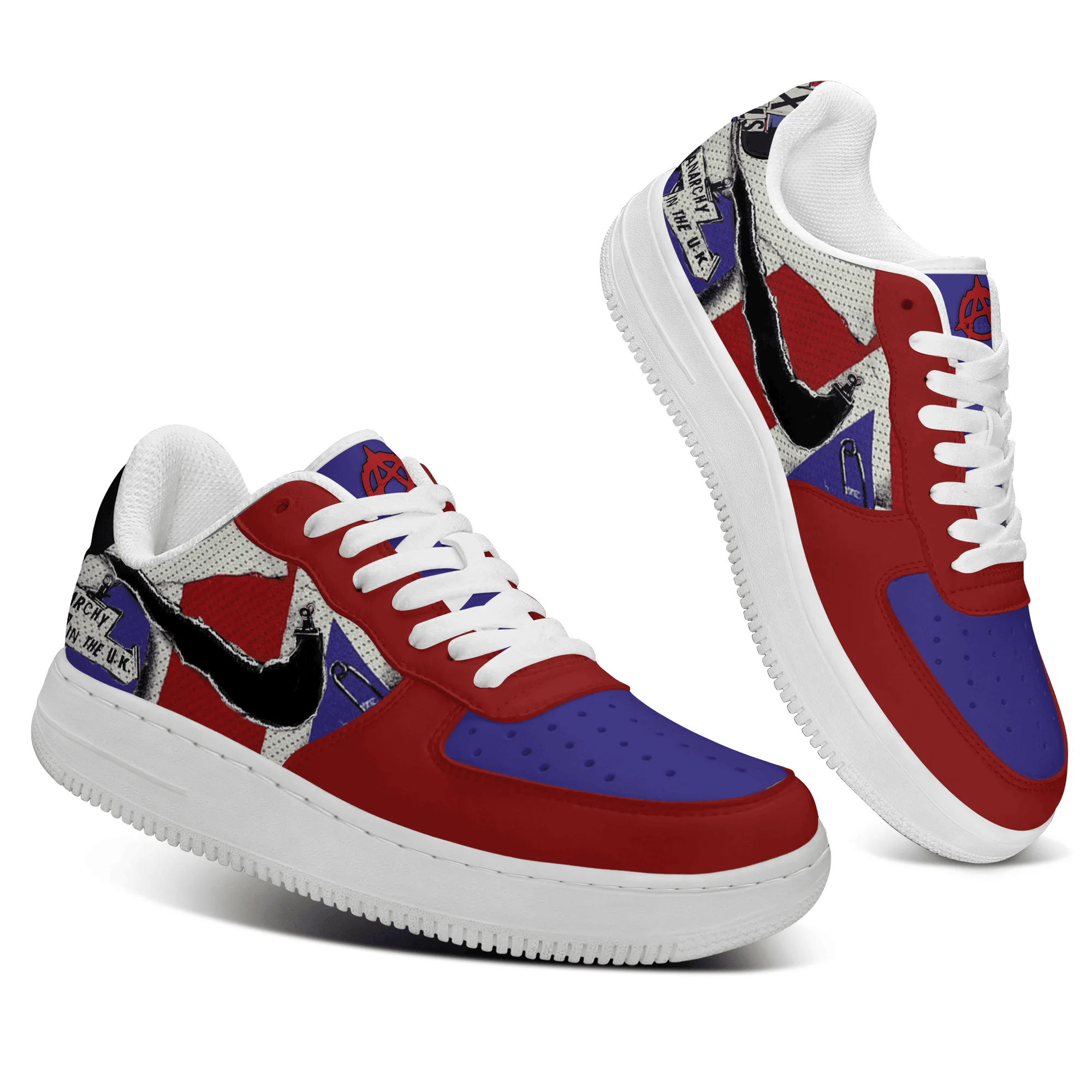 Anarchy in the U.K. Air Low-Top Sneakers Shoes For Men And Women - Image 2