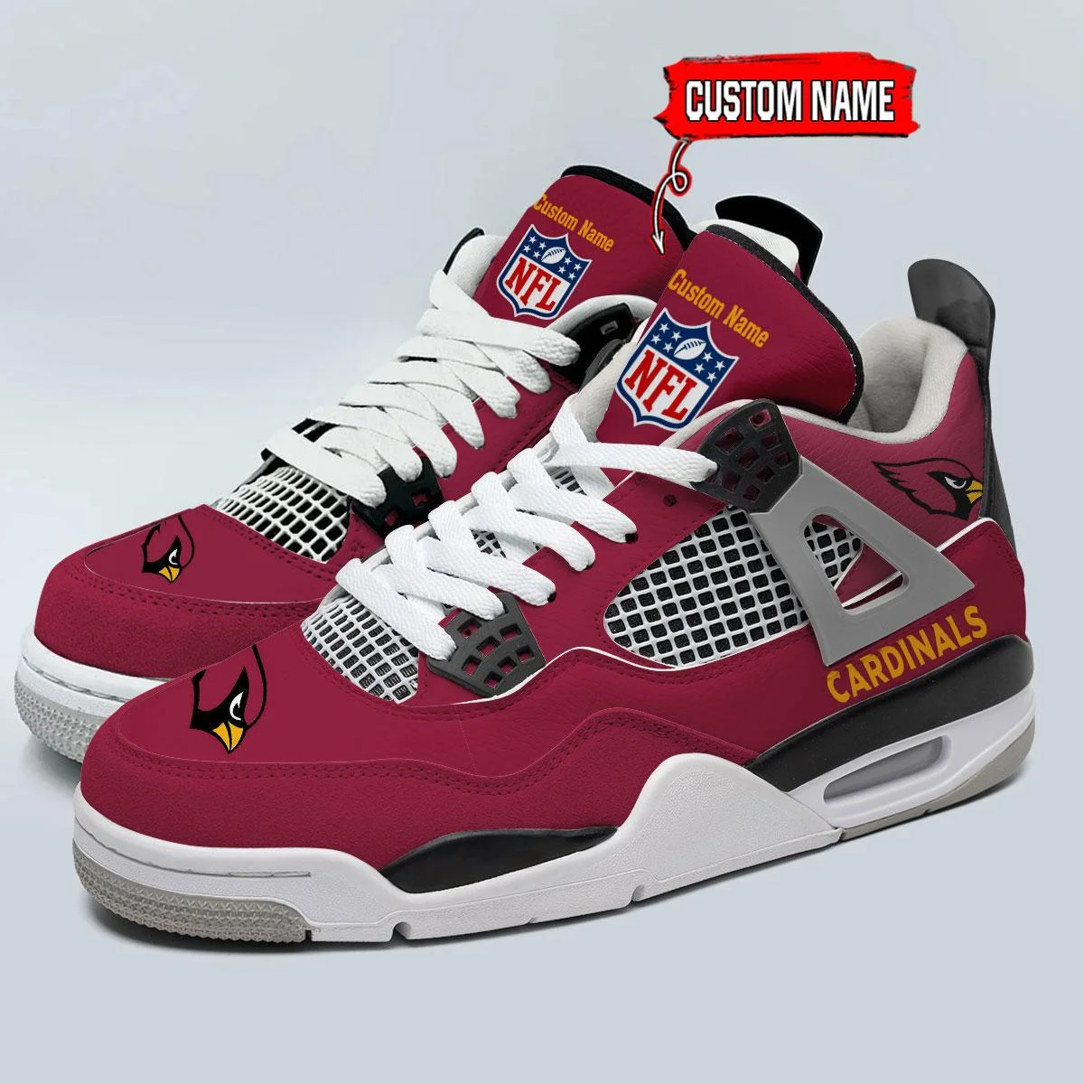 Arizona Cardinals AJ4 Sneakers 2