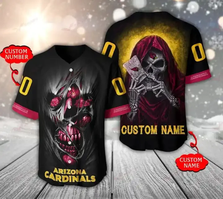 Arizona Cardinals Personalized Baseball Jersey 943
