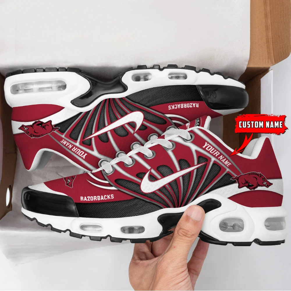 Arkansas Razorbacks Air Max Plus Shoes Sneakers For Men And Women
