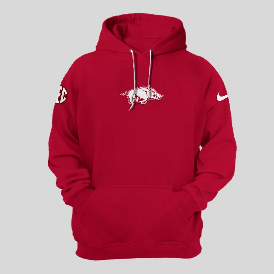 Arkansas Razorbacks Hoodie Arkansas Red Hoodie Gift Ideas For Football Lovers
