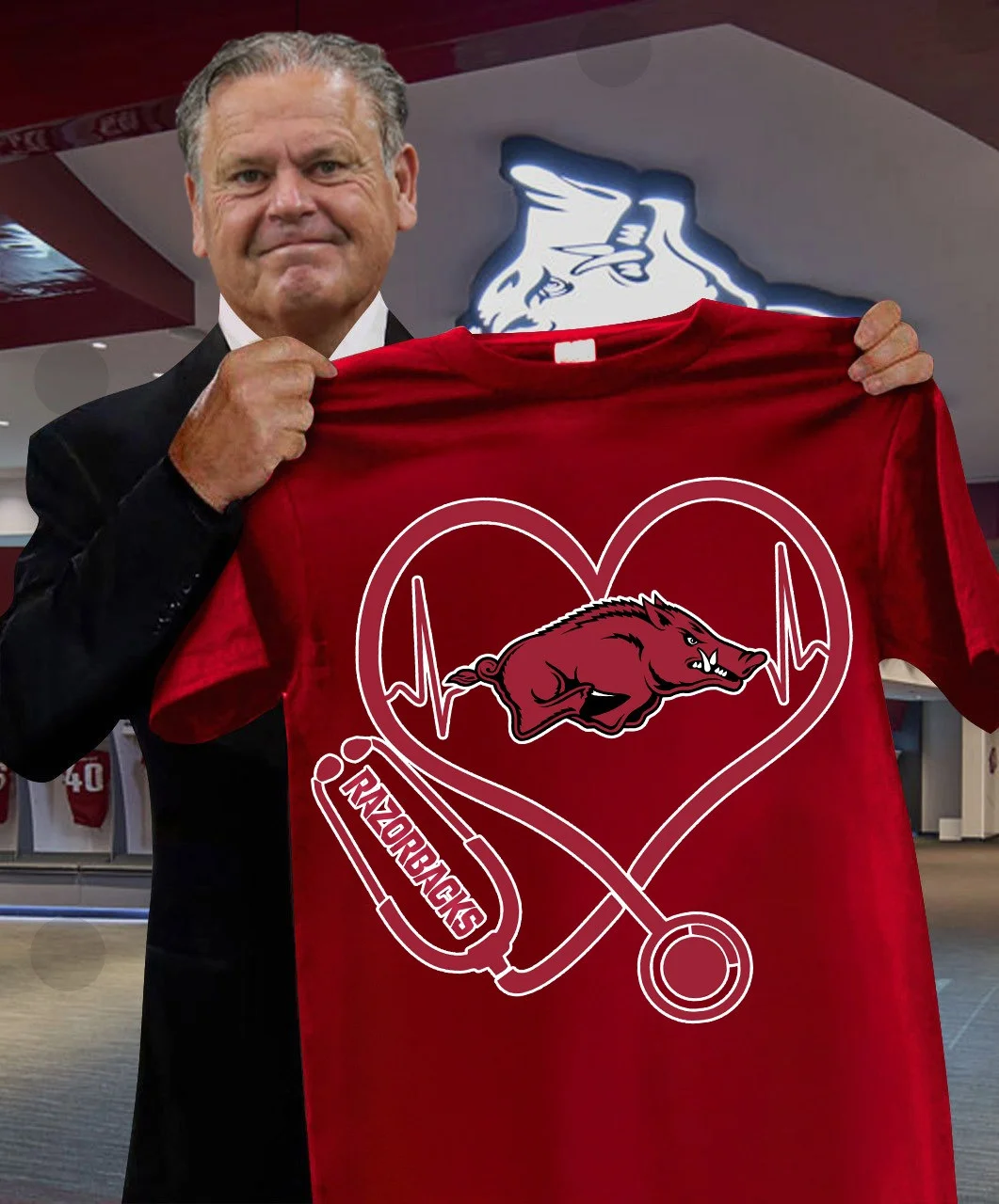Arkansas Razorbacks Nurses Night T-Shirt Honor Nurses Day Gifts For Razorback Fans