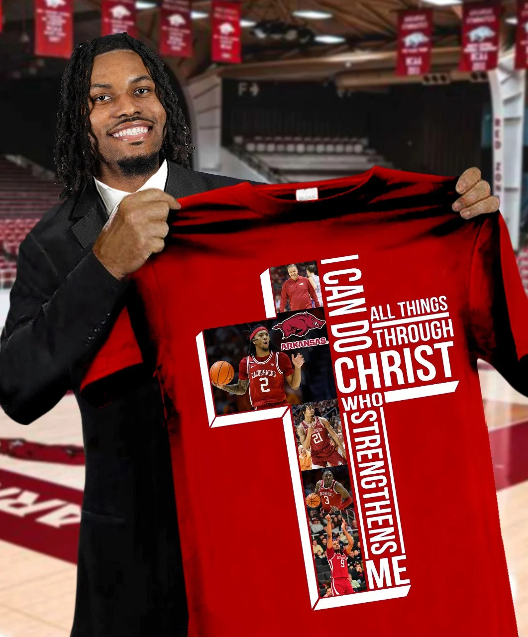 Arkansas Razorbacks Shirt I Can Do All Things Through Christ Who Strengthens Me