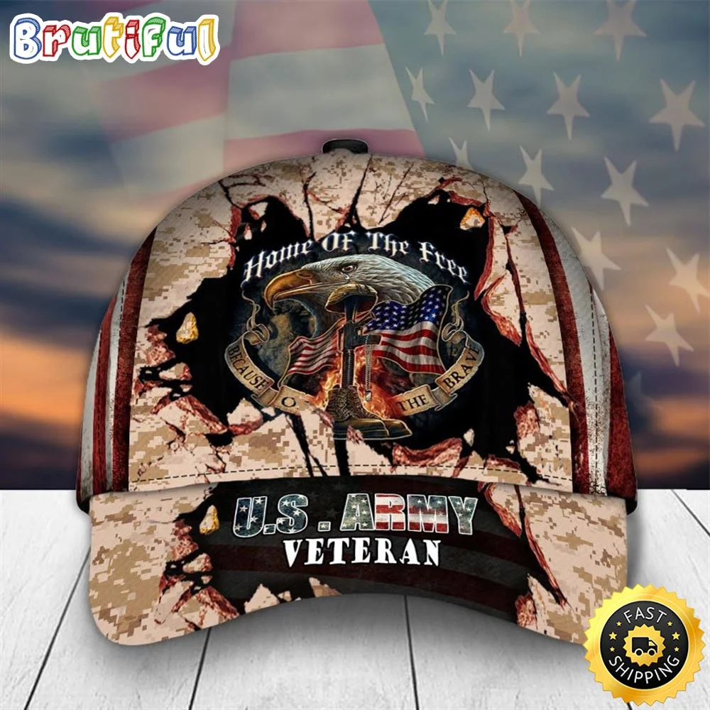 Armed Forces Army Military Soldier Baseball Cap Gulf America Veteran Cap