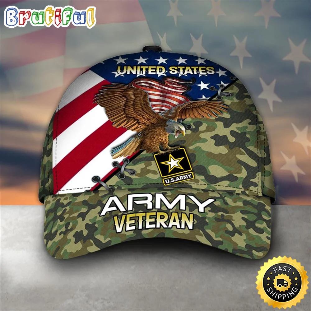 Armed Forces Army Military VVA Vietnam Veterans Day Gift For Father Dad Christmas Gift Caps