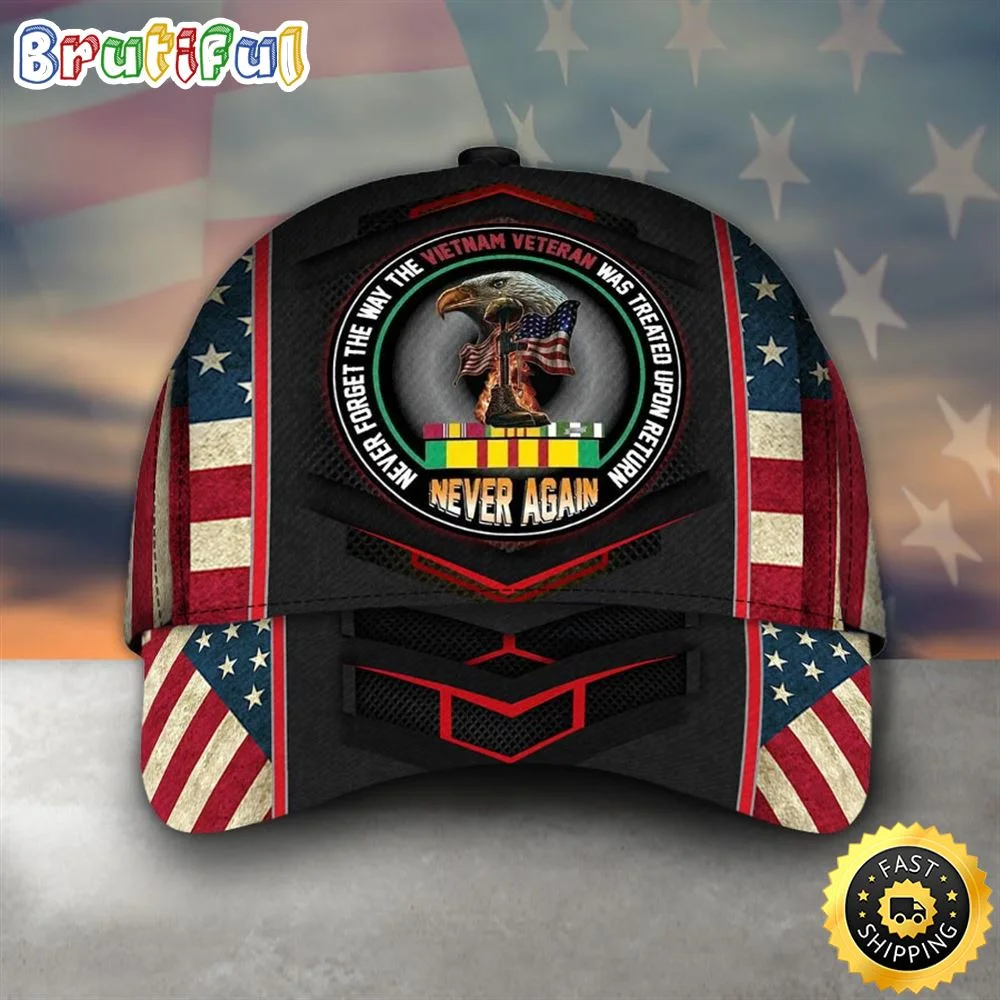 Armed Forces Dd214 Vietnam Veteran America Vva Military Soldier Classic Cap