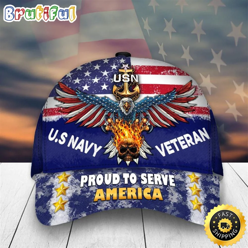 Armed Forces Usn Navy Soldier Military Cap