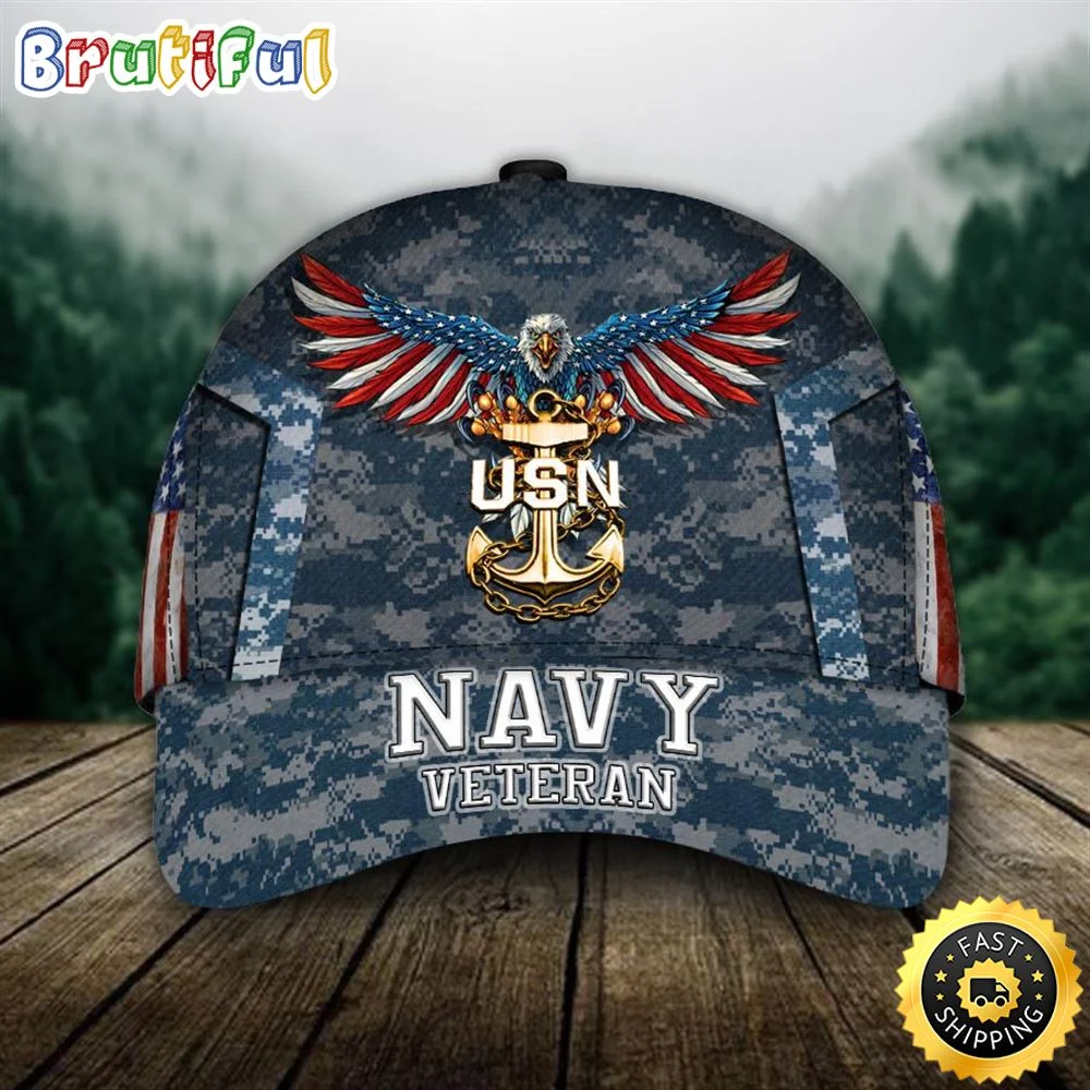 Armed Forces Usn Navy Soldier Veteran Cap