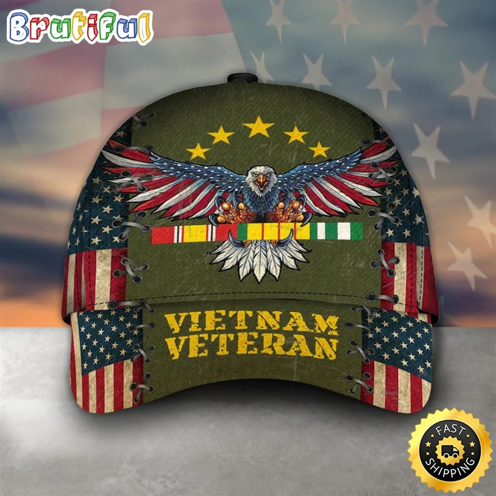 Armed Forces Veteran America Vva Military Soldier Cap