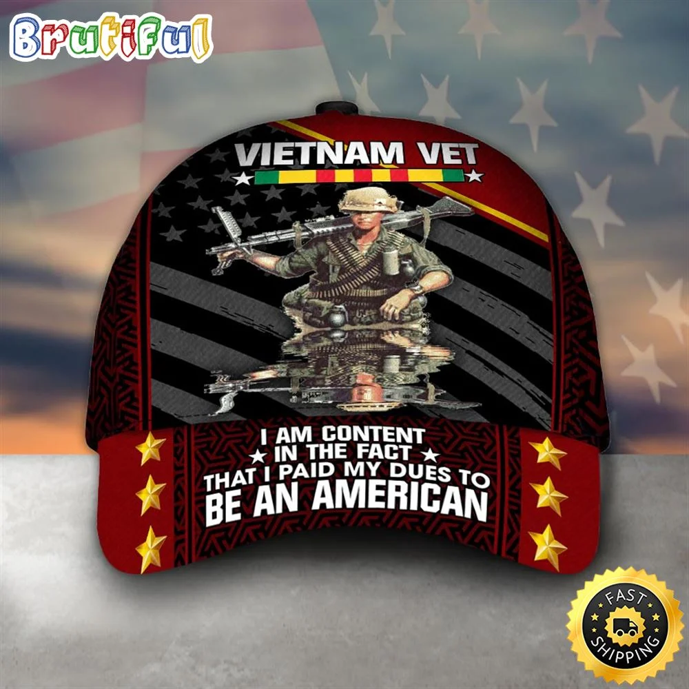 Armed Forces Vietnam Veteran America Cap