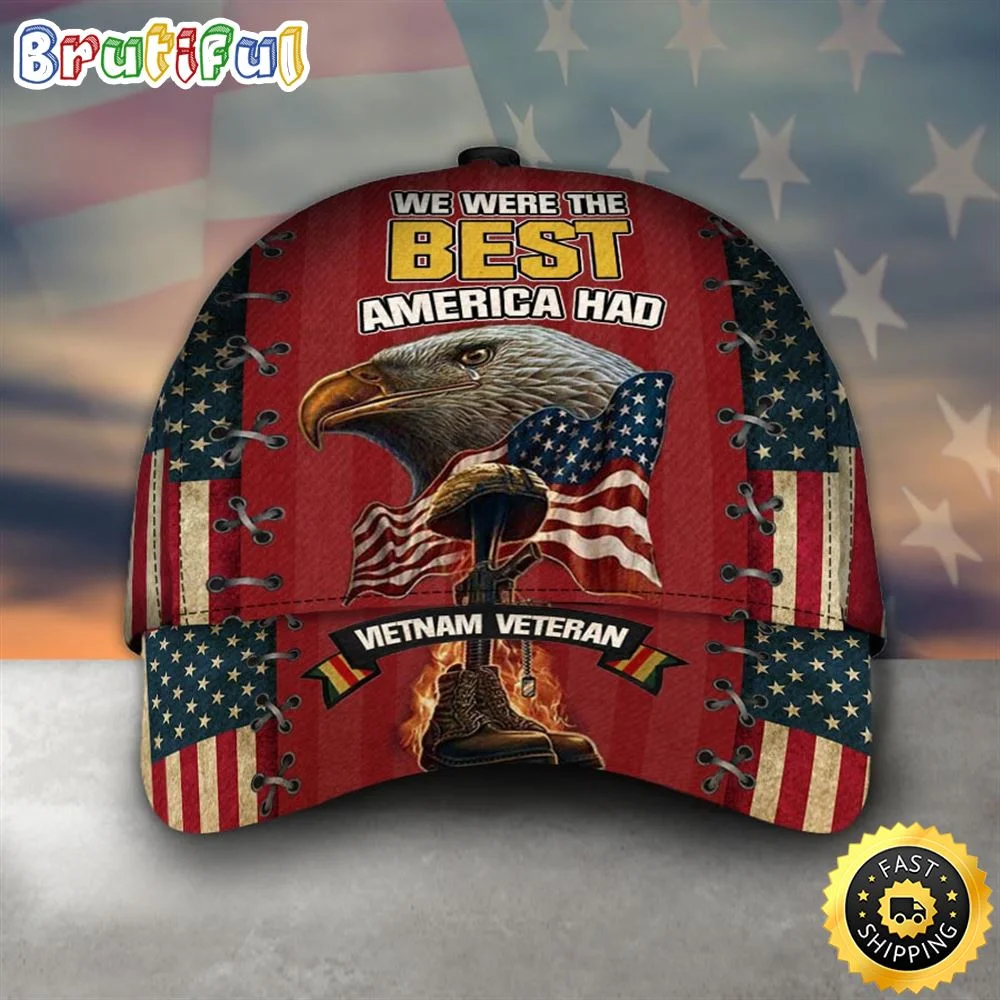 Armed Forces Vietnam Veteran America Eagle Cap