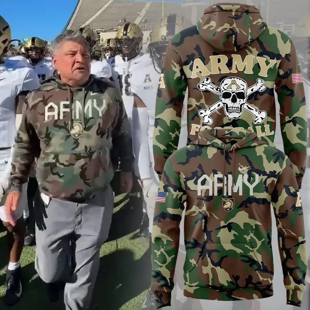 Army Black Knights Football Thanks Veterans Camo Hoodie Best
