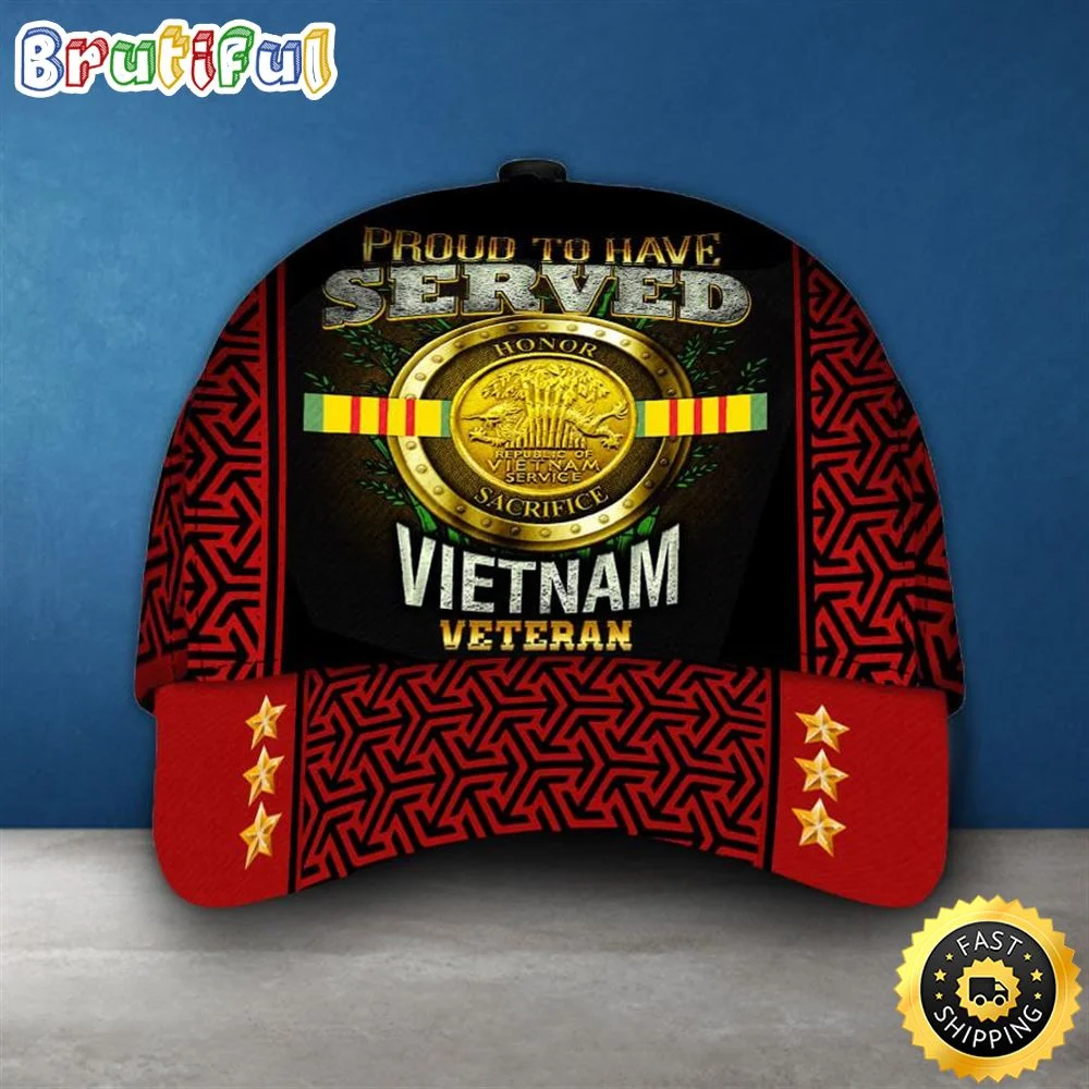 Army Navy USMC Marine Air Forces Military Soldier VVA Vietnam America Veteran Cap