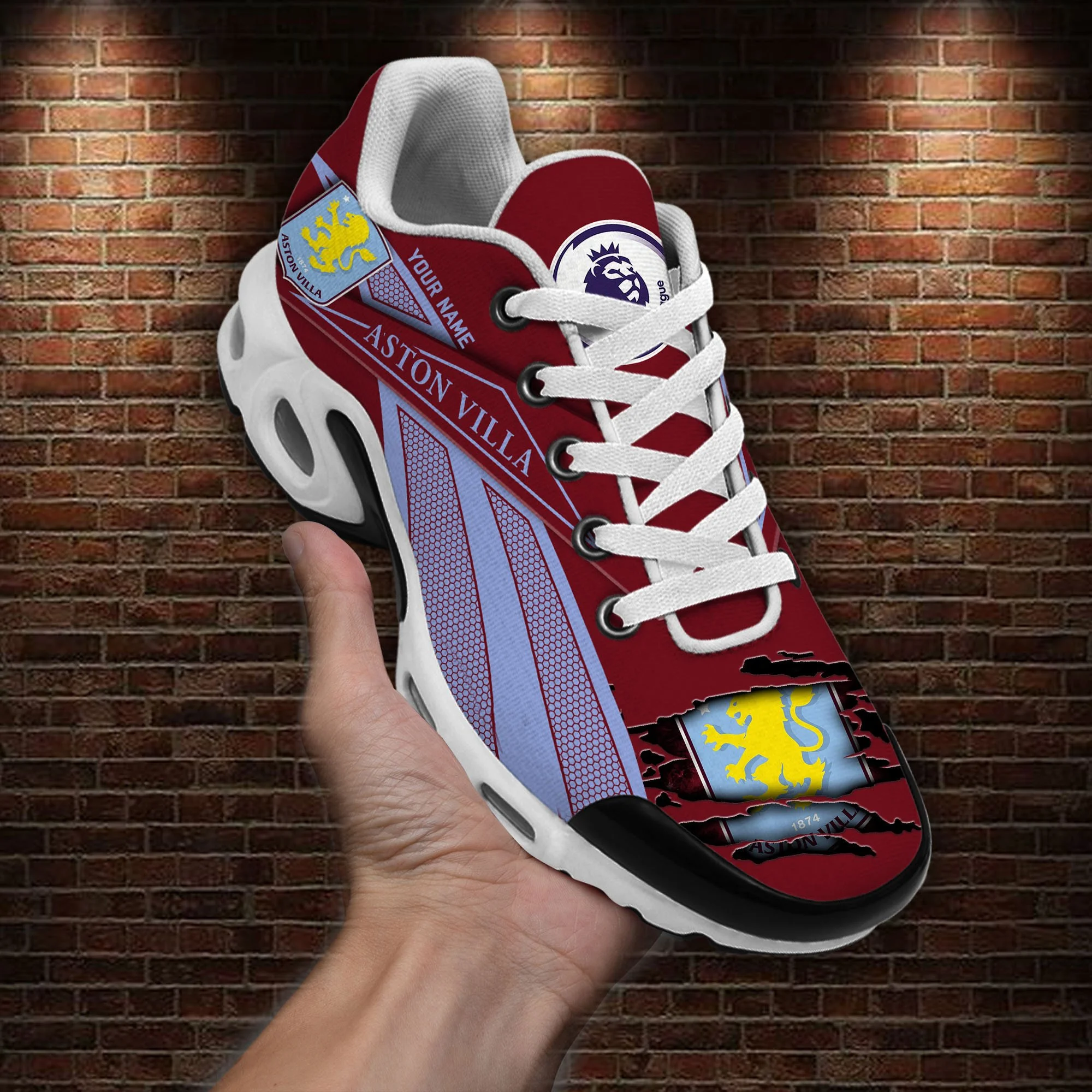 Aston Villa F.C Air Max Plus Shoes Sneakers For Men And Women