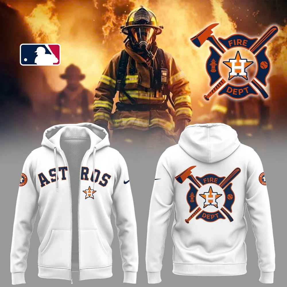 Astros x Firefighter Appreciation Night Zip Hoodie