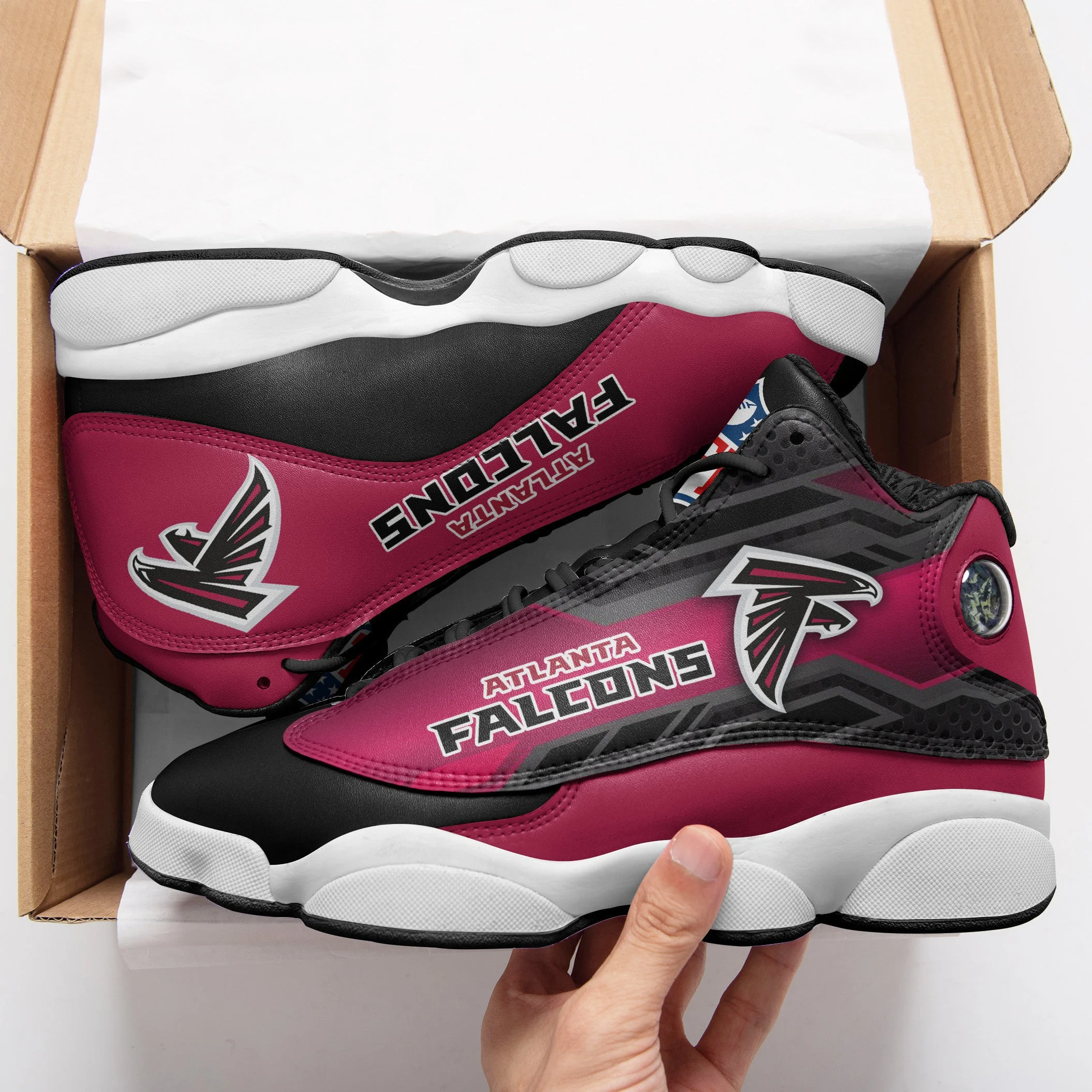 Atlanta Falcons NFL AJ13 Sneakers Shoes For Men And Women 10