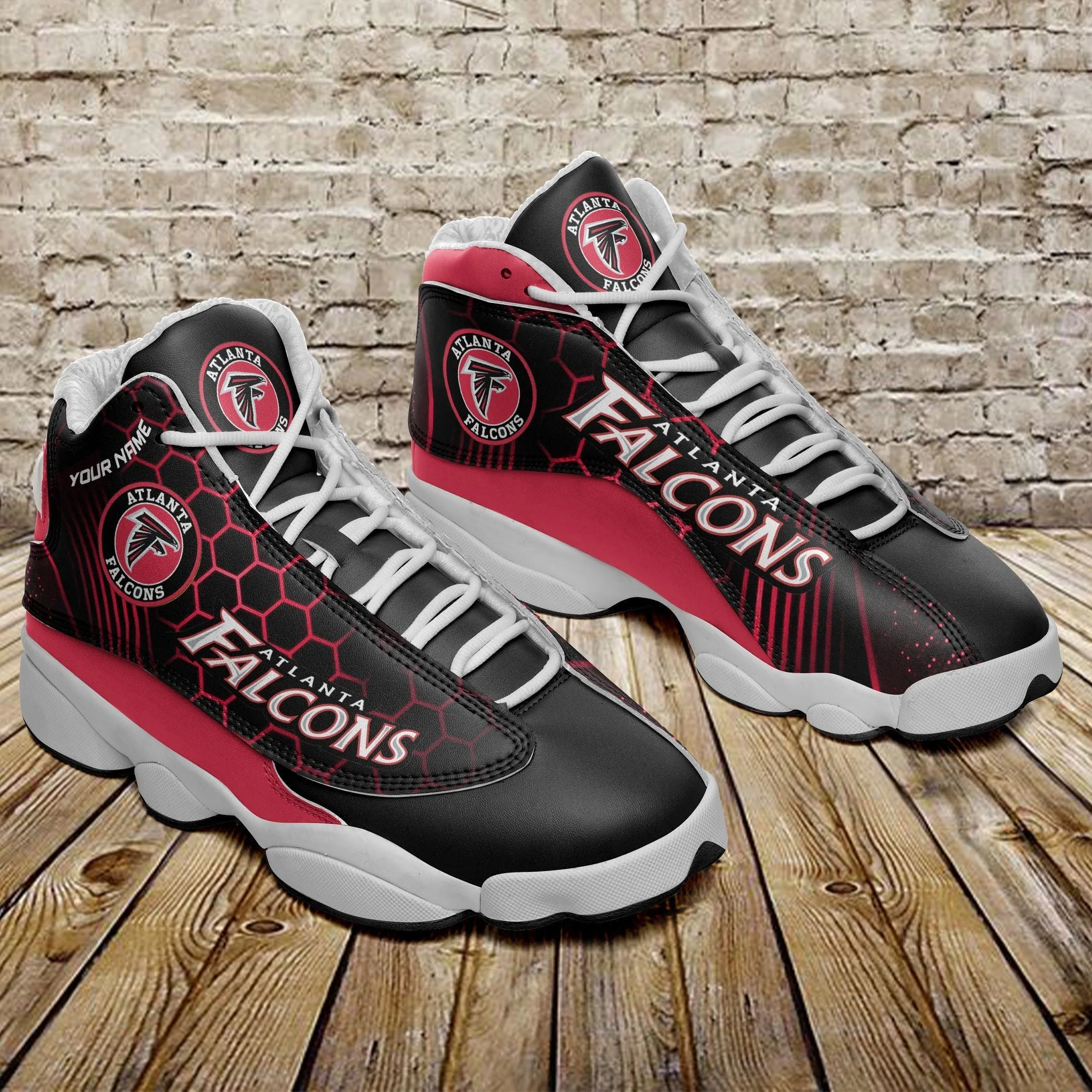 Atlanta Falcons NFL AJ13 Sneakers Shoes For Men And Women 24