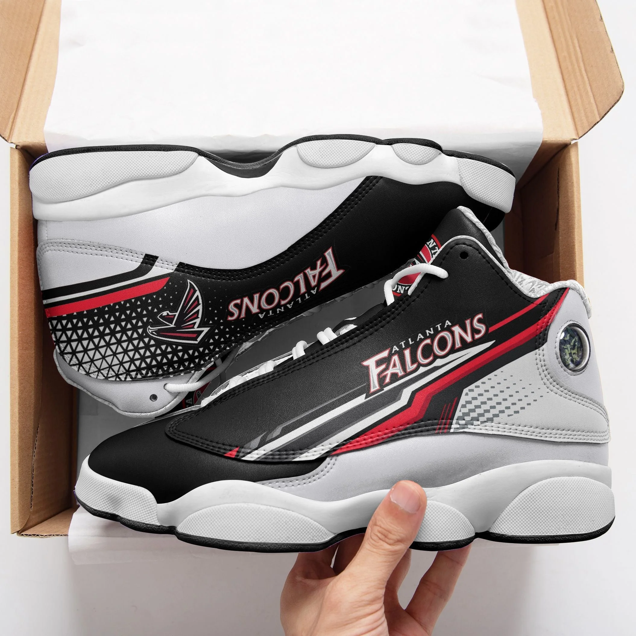 Atlanta Falcons NFL AJ13 Sneakers Shoes For Men And Women 15