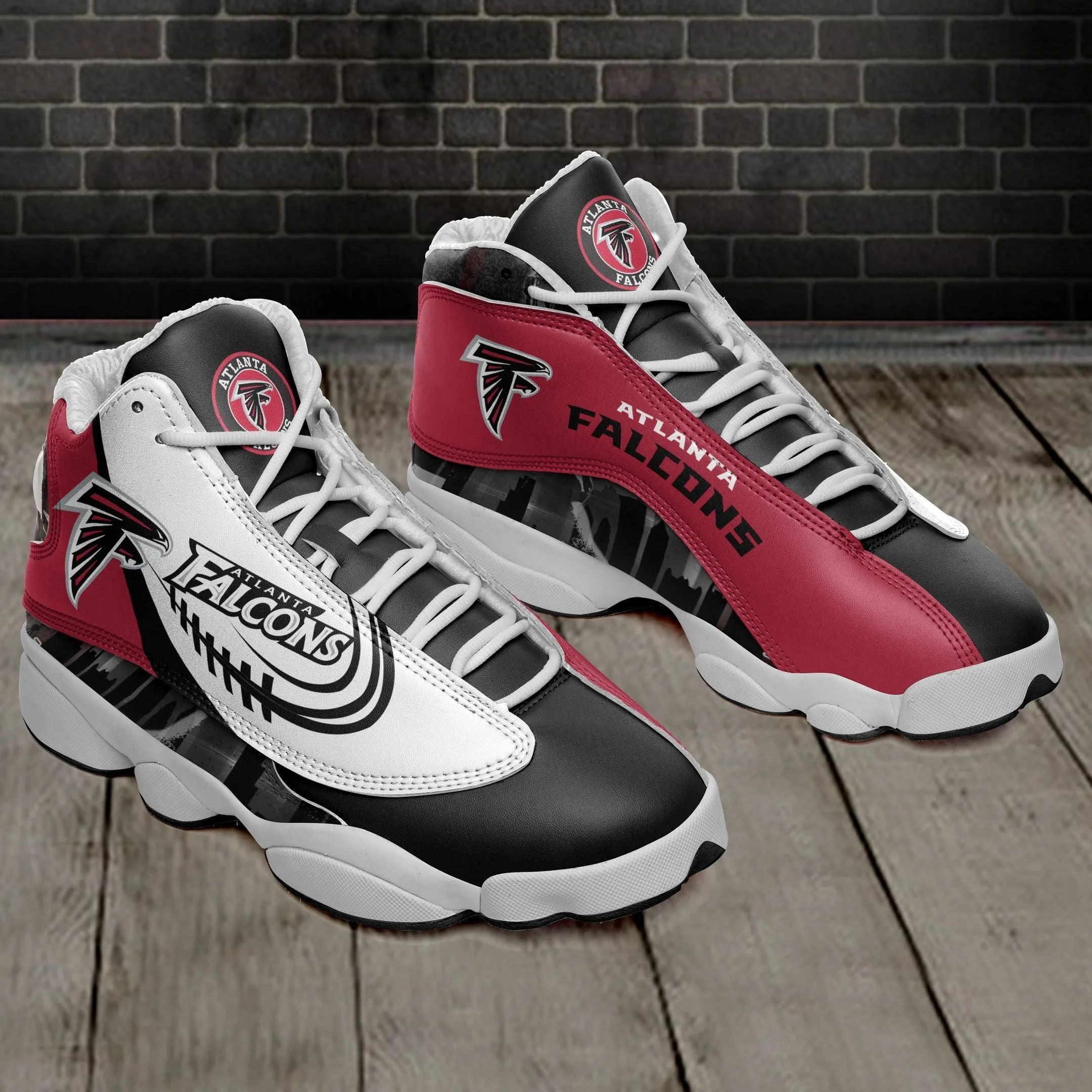 Atlanta Falcons NFL AJ13 Sneakers Shoes For Men And Women 13