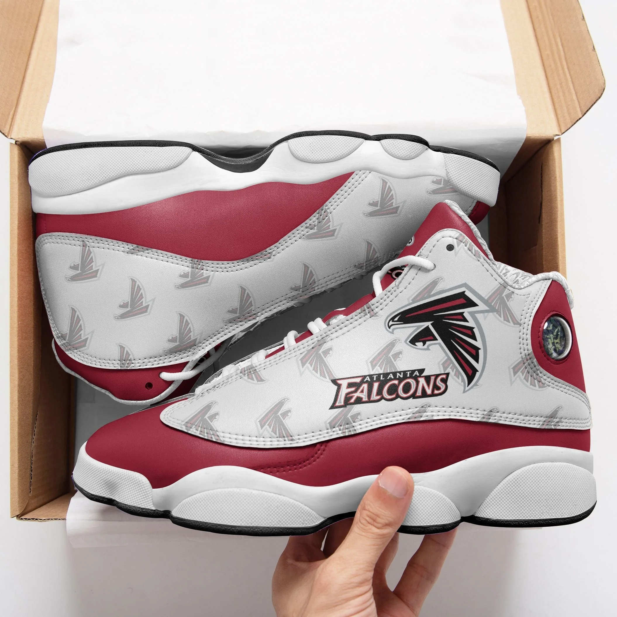 Atlanta Falcons NFL AJ13 Sneakers Shoes For Men And Women 9