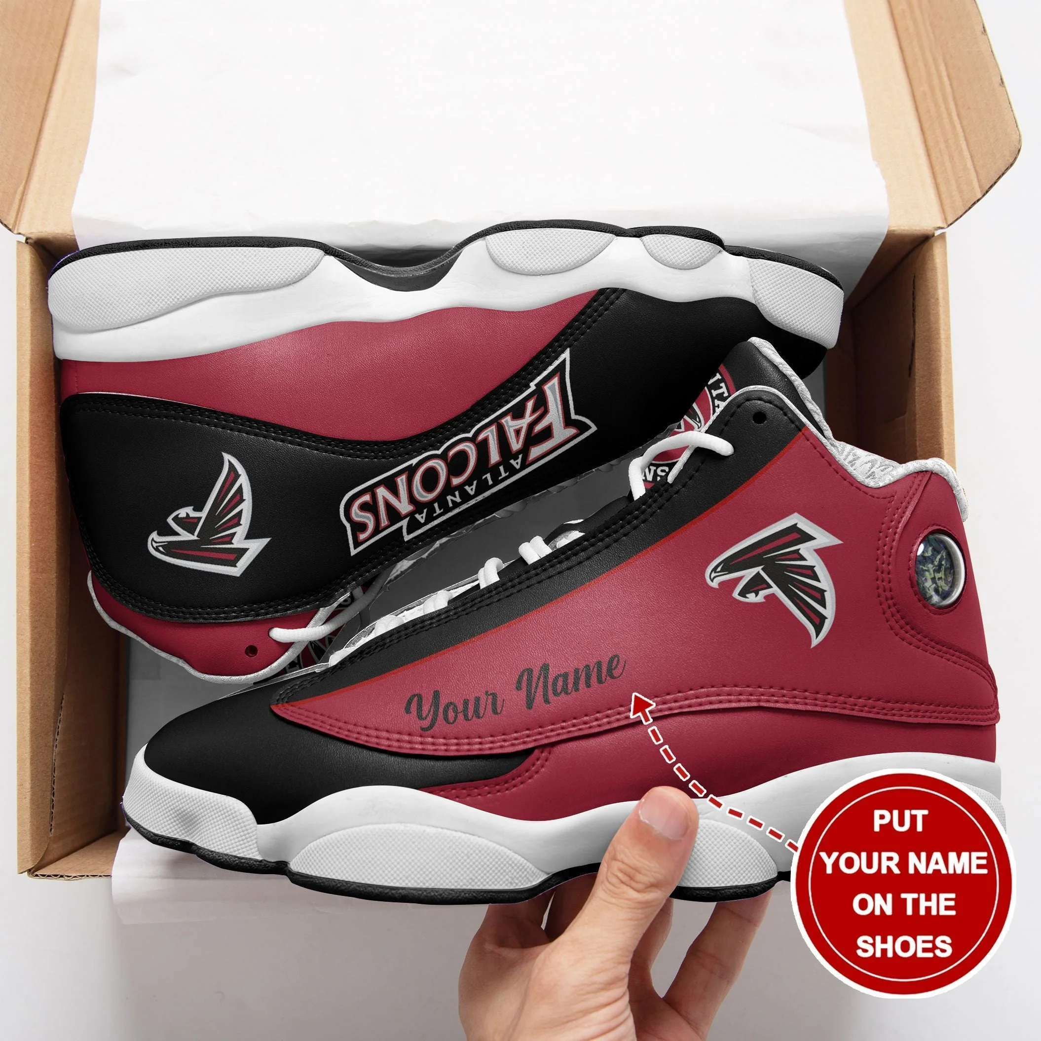 Atlanta Falcons NFL AJ13 Sneakers Shoes For Men And Women 23