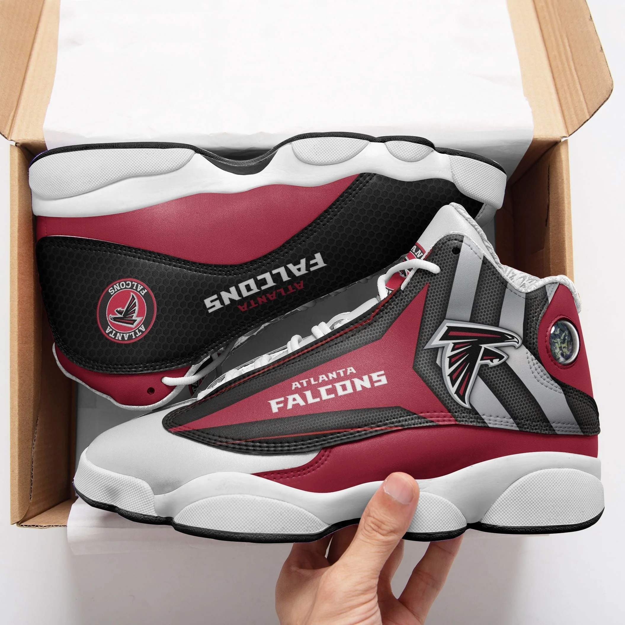 Atlanta Falcons NFL AJ13 Sneakers Shoes For Men And Women 7