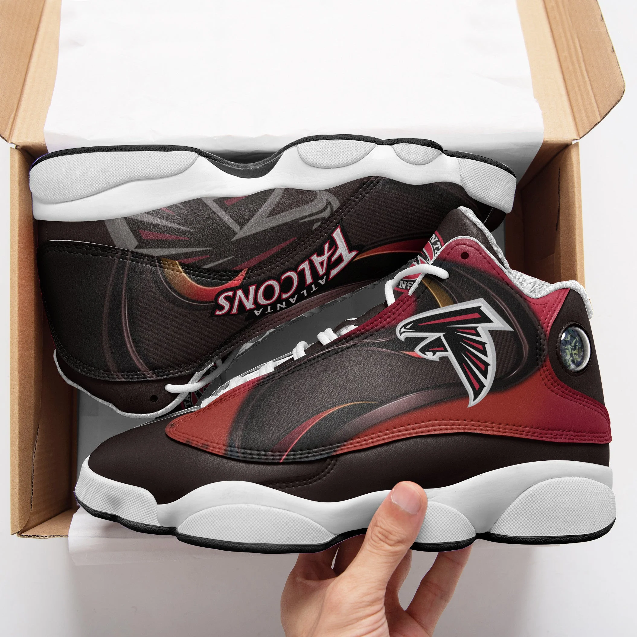 Atlanta Falcons NFL AJ13 Sneakers Shoes For Men And Women 22