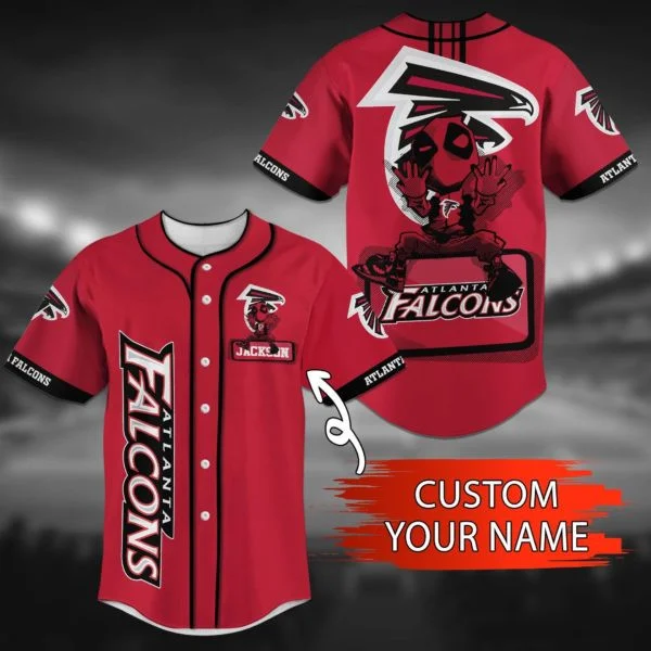 Atlanta Falcons Personalized Baseball Jersey 63