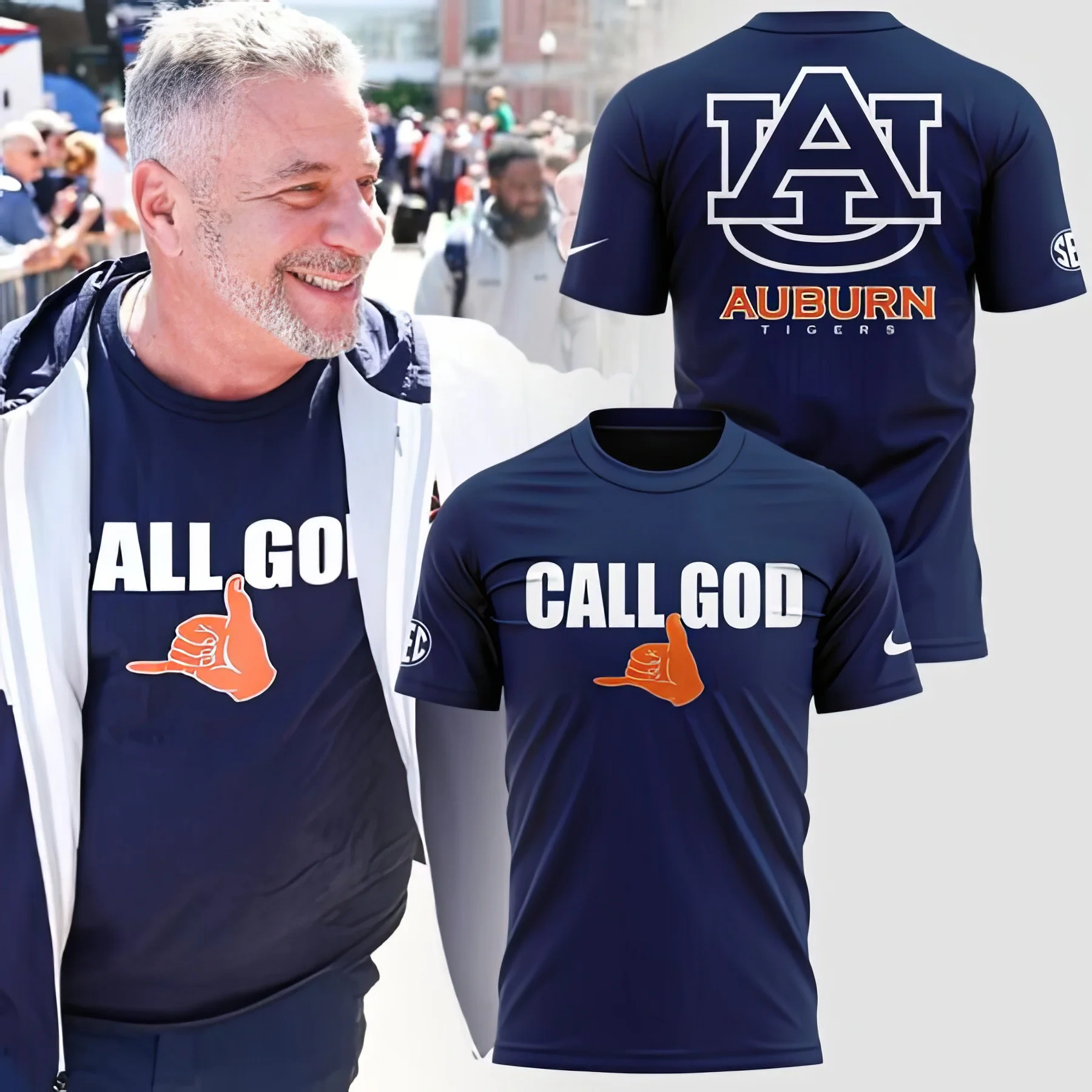 Auburn Basketball CALL GOD T-Shirt Best Gifts Idea
