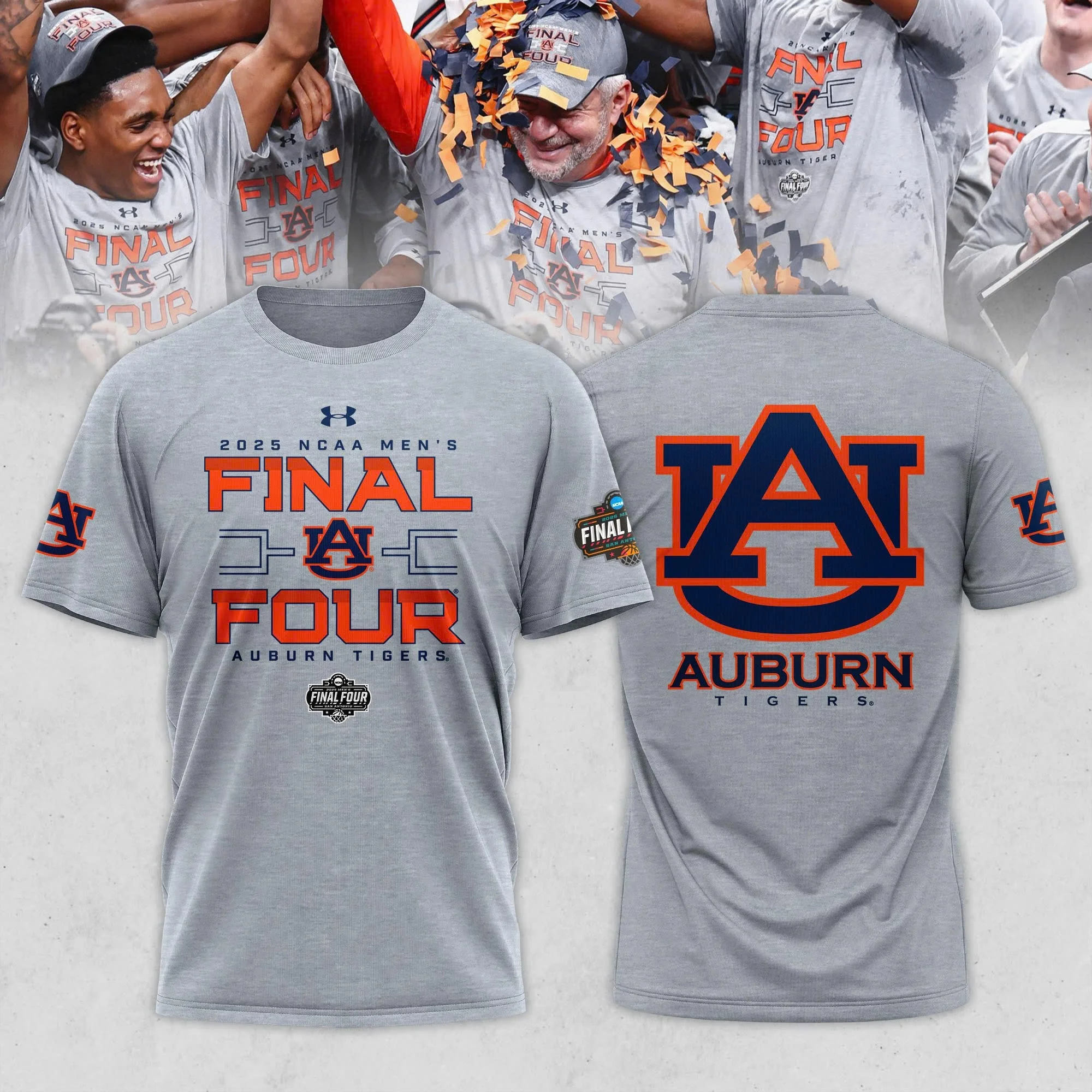 Auburn Tigers 2025 Final Four T-Shirt Hat Men's Basketball March Madness Merch Fan Gear