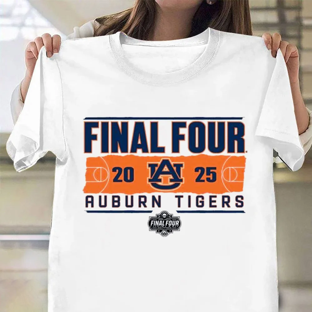 Auburn Tigers 2025 NCAA Men's Basketball Tournament March Madness Final Four T-Shirt