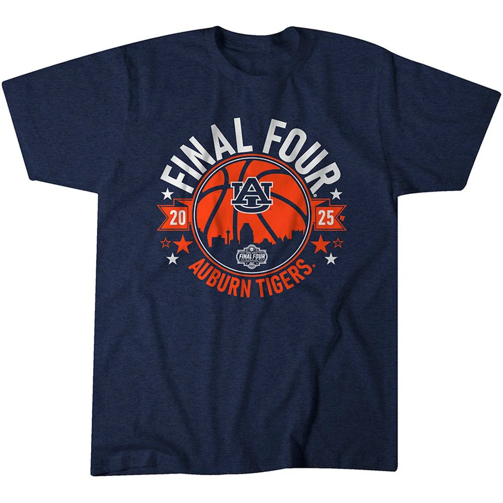 Auburn Tigers Final Four T-Shirt 2025 NCAA Men's Basketball March Madness Merch