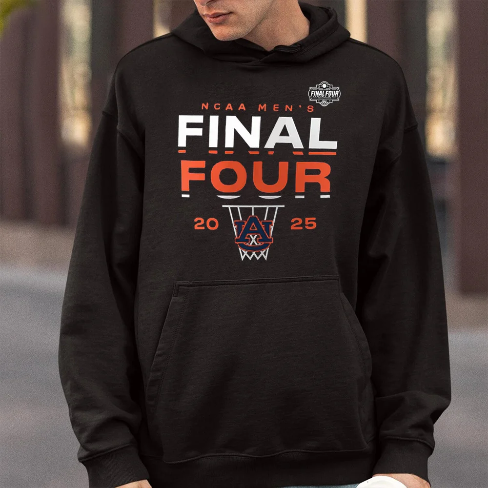 Auburn Tigers Men's Basketball 2025 Final Four Hoodie Gift For Basketball Lover