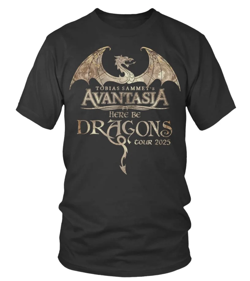 Avantasia Here Be Dragons Tour 2025 Shirt