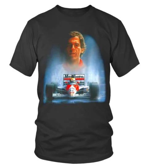 Ayrton Senna Shirt McLaren Team F1 T-Shirt Football Gifts