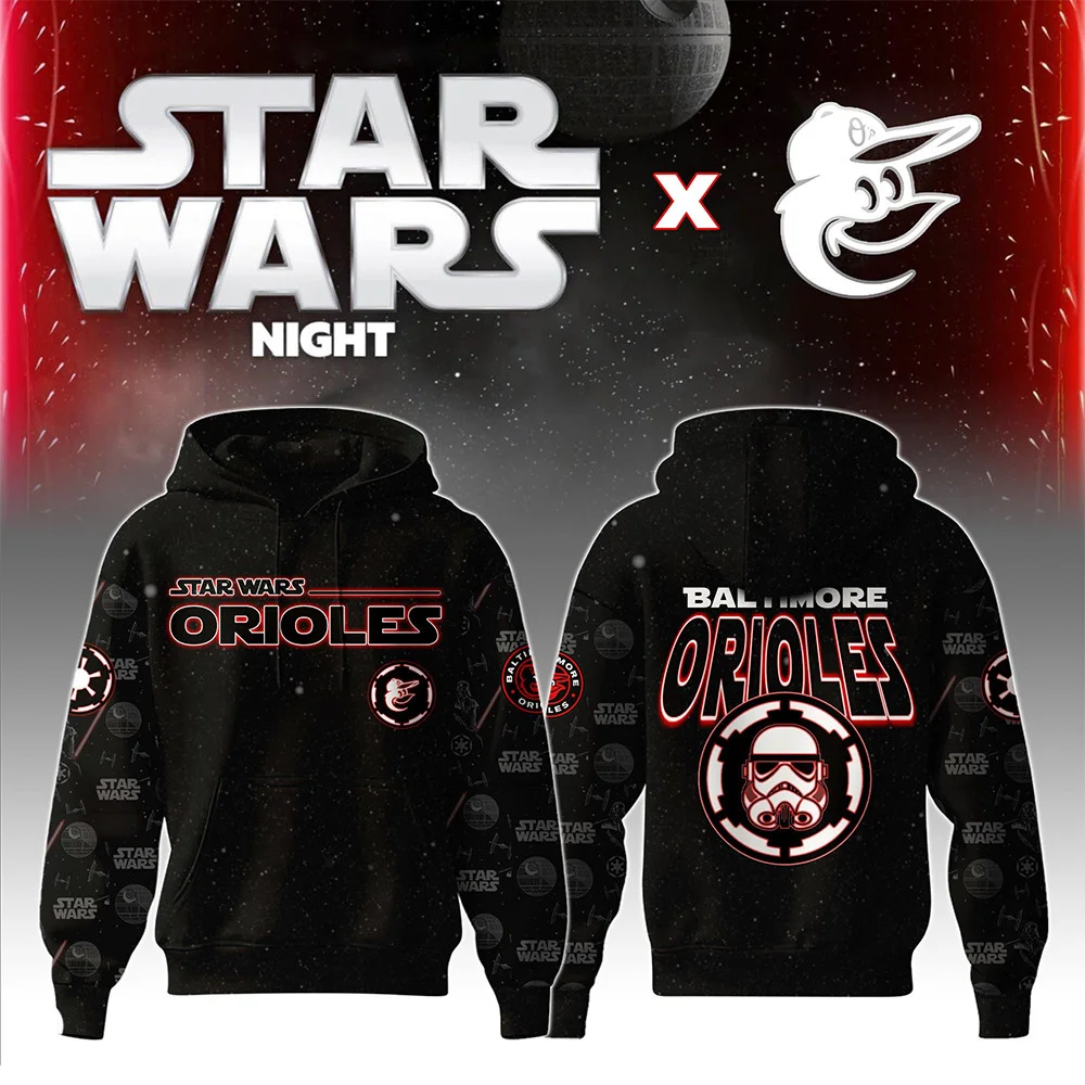 Baltimore Orioles MLB x Star War Night Hoodie Best